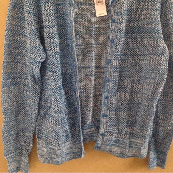 Loft Outlet Button Up Cardigan Size Medium - Picture 3 of 6